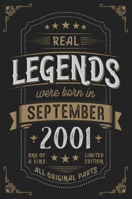 Book cover for Real Legends were born in September 2001