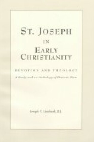 Cover of St. Joseph in Early Christianity