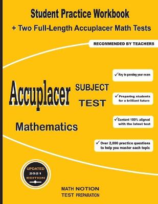 Book cover for Accuplacer Subject Test Mathematics