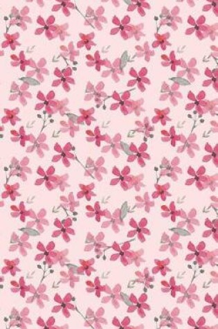 Cover of Pink Tree Blossoms - Lined Notebook with Margins - 5