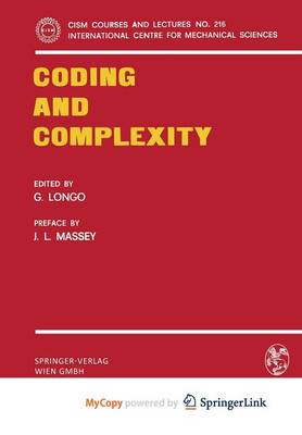 Book cover for Coding and Complexity