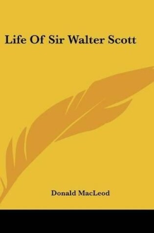 Cover of Life Of Sir Walter Scott