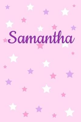 Book cover for Samantha First Name Personalized Notebook