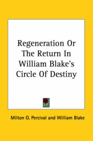 Cover of Regeneration or the Return in William Blake's Circle of Destiny