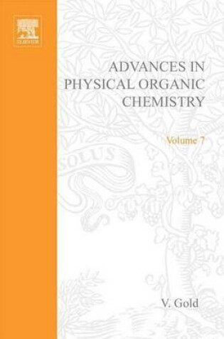 Cover of Adv Physical Organic Chemistry V7 APL