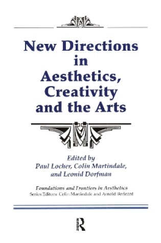 Cover of New Directions in Aesthetics, Creativity and the Arts