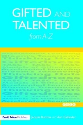 Cover of Gifted and Talented Education from A-Z