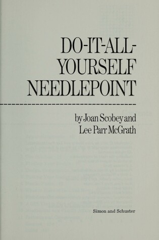 Cover of Do-It-Yourself Needlepoint