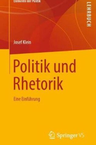 Cover of Politik Und Rhetorik