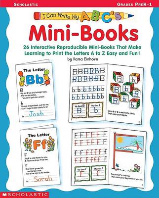 Book cover for I Can Write My ABC's! Mini-Books