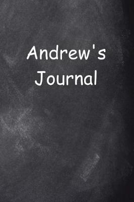 Book cover for Andrew Personalized Name Journal Custom Name Gift Idea Andrew