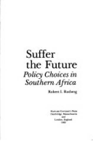 Cover of Suffer the Future