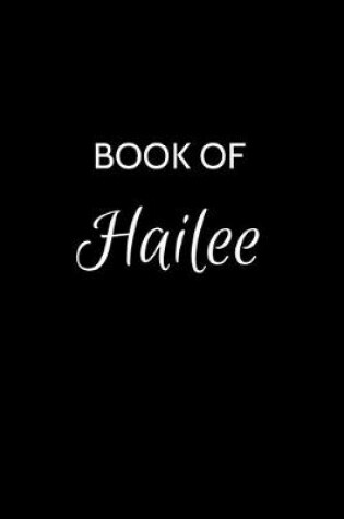 Cover of Book of Hailee