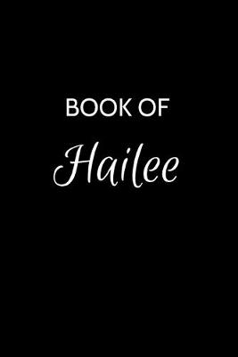 Book cover for Book of Hailee