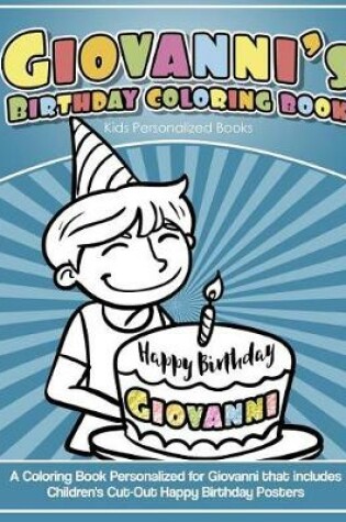 Cover of Giovanni's Birthday Coloring Book Kids Personalized Books