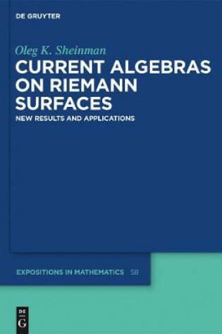 Cover of Current Algebras on Riemann Surfaces