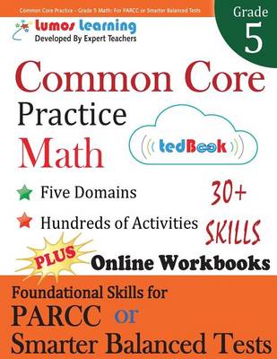 Book cover for Common Core Practice - Grade 5 Math