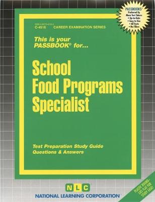 Book cover for School Food Programs Specialist