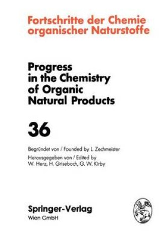 Cover of Fortschritte der Chemie Organischer Naturstoffe / Progress in the Chemistry of Organic Natural Products