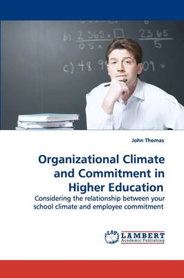 Book cover for Organizational Climate and Commitment in Higher Education