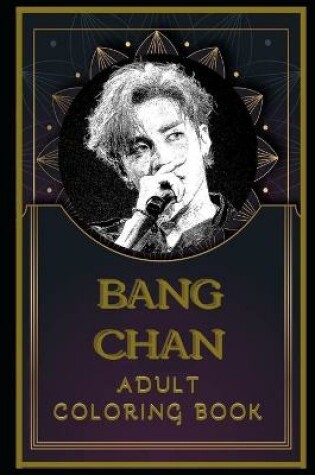 Cover of Bang Chan Adult Coloring Book