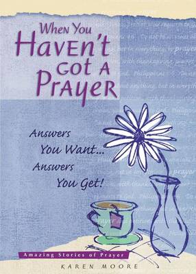 Book cover for When You Haven't Got a Prayer