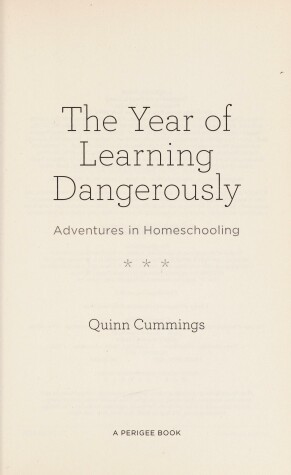Book cover for The Year of Learning Dangerously