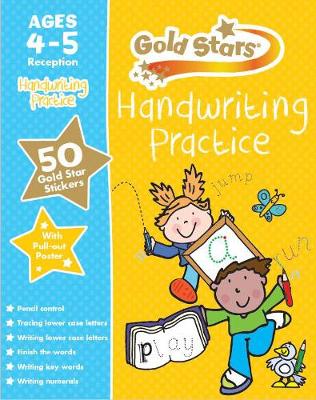 Book cover for Gold Stars Handwriting Practice Ages 4-5 Reception