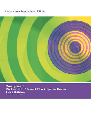 Book cover for Management Pearson New International Edition, plus MyManagementLab without eText