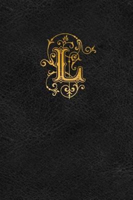 Book cover for Old English Monogram Journal - Letter L