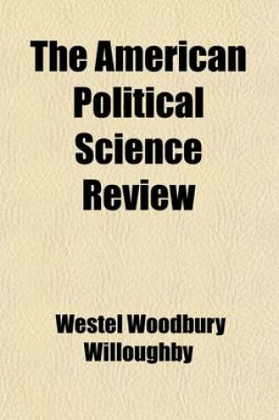 Cover of The American Political Science Review (Volume 8)