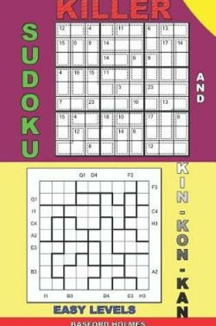 Cover of Killer sudoku and Kin-kon-kan easy levels.