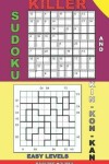 Book cover for Killer sudoku and Kin-kon-kan easy levels.