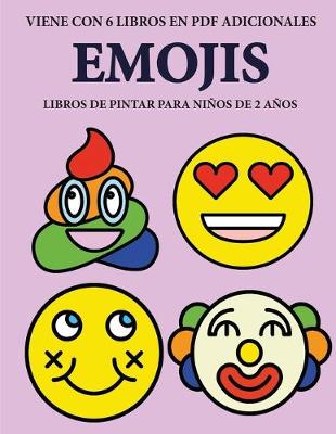 Book cover for Libros de pintar para ninos de 2 anos (Emojis)