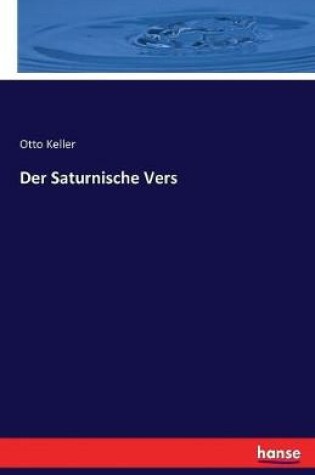 Cover of Der Saturnische Vers