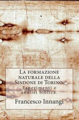 Cover of La formazione naturale della Sindone.