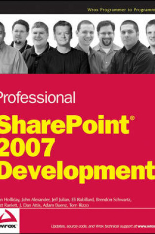 Cover of Professional SharePoint 2007 Development