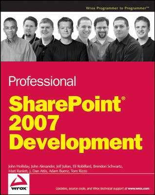 Book cover for Professional SharePoint 2007 Development