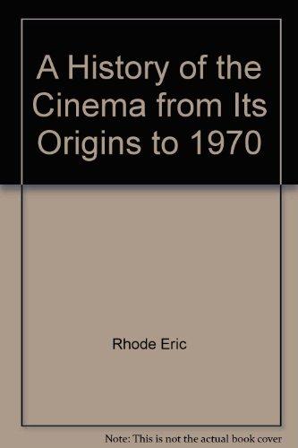 Cover of A History of the Cinema from Its Origins to 1970