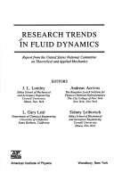 Book cover for Research Trends in Fluid Dynamics