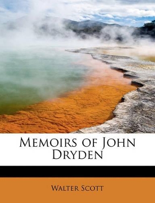 Book cover for Memoirs of John Dryden