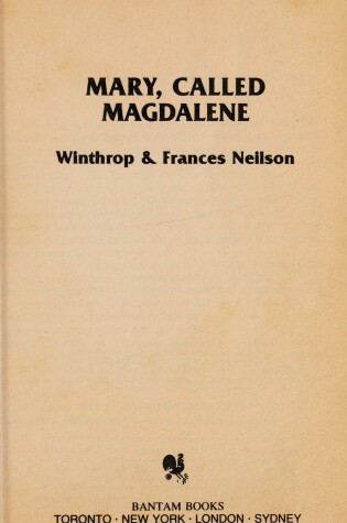 Cover of Mary Called Magdalene