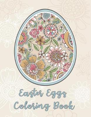 Book cover for Easter Eggs Coloring Book