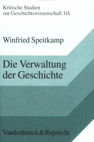 Cover of Die Verwaltung Der Geschichte