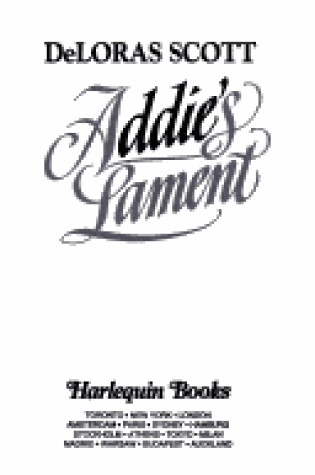 Cover of Addie's Lament