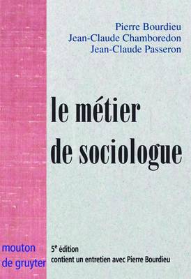 Book cover for Le Metier de Sociologue