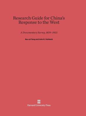 Book cover for Research Guide for China's Response to the West