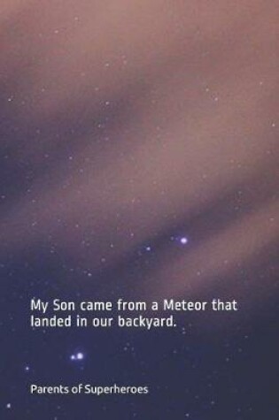 Cover of My son came from a meteor that landed in our backyard.