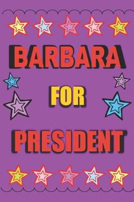 Book cover for Barbara for President