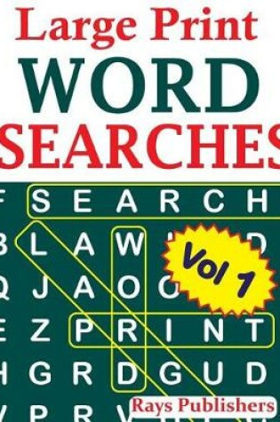 Cover of Large Print Word Searches Vol 1